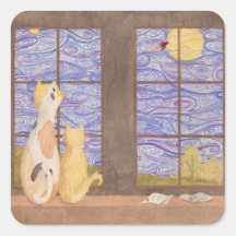 Verlassen Hinter-Aufkleber