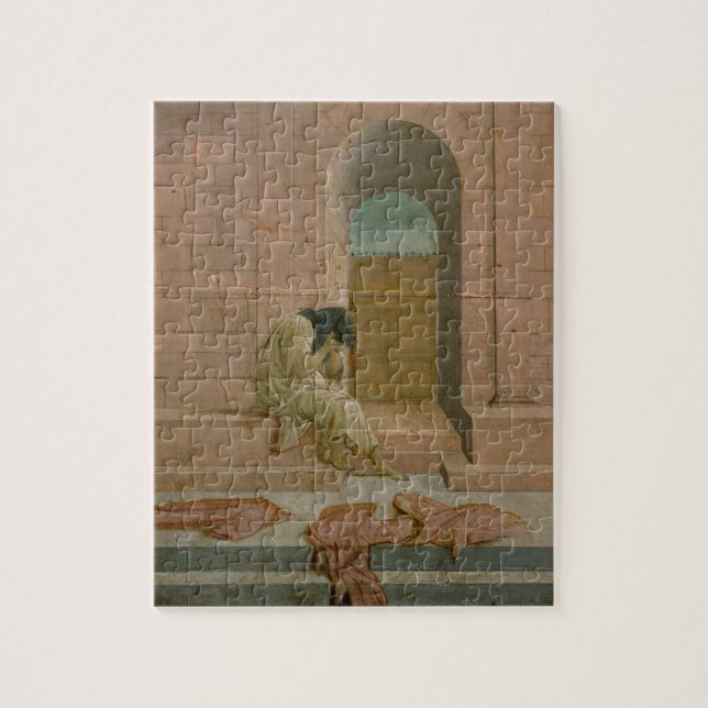 Verlassen (Öl auf Platte) Puzzle (Vertikal)