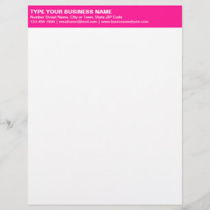 Verlassen Schlichte Texte zu rosa Überschrift Briefbogen