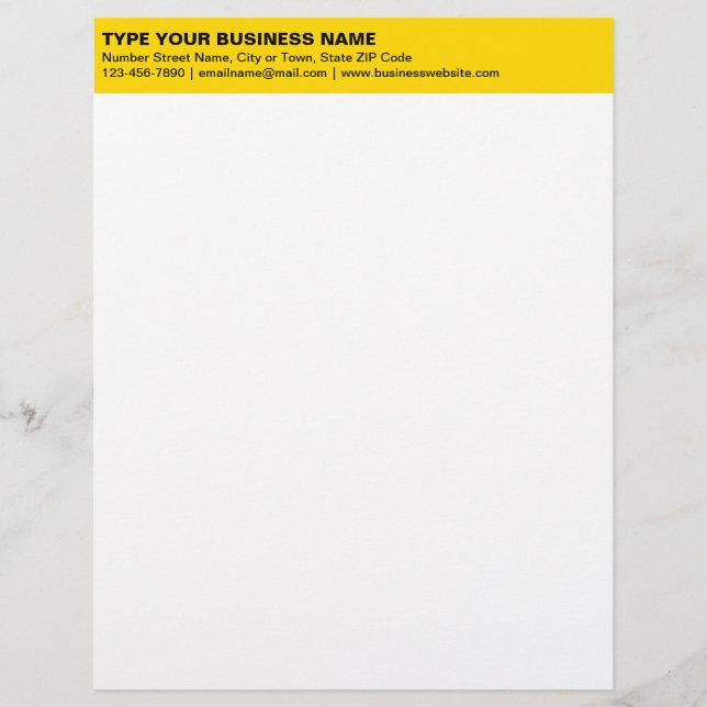 Verlassen Schlichte Texte zur gelben Überschrift v Briefbogen (Vorderseite)