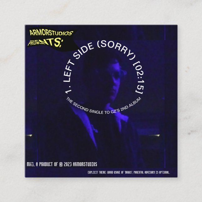 VERLASSEN SEITE (SORRY) [Sonderausgabe] Begleitkarte (Vorderseite)