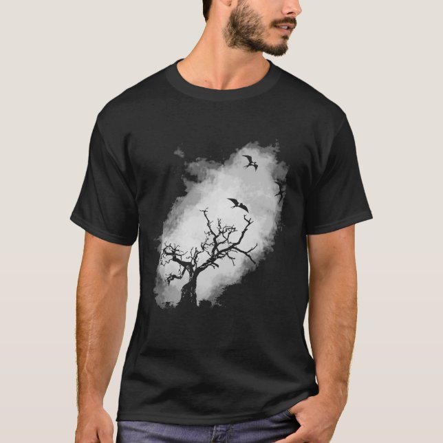 Verlassen Sie das Nest (dunkel) T-Shirt (Vorderseite)