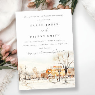 Verlassen Sie die Hochzeit von Nord-Dakota-Stadt Einladung