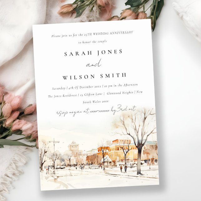 Verlassen Sie die Hochzeit von Nord-Dakota-Stadt Einladung (Von Creator hochgeladen)