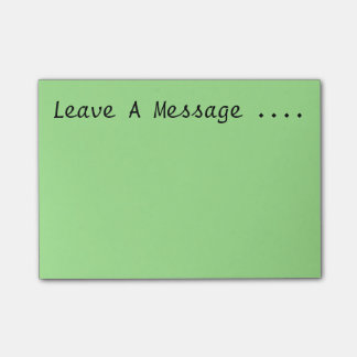 Verlassen Sie eine Mitteilung Post-it Klebezettel