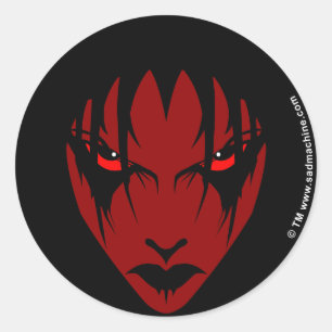 verlassen Sie mich allein Runder Aufkleber