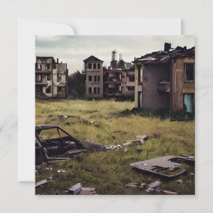 verlassen Urban Post Apocalypse Gebäude