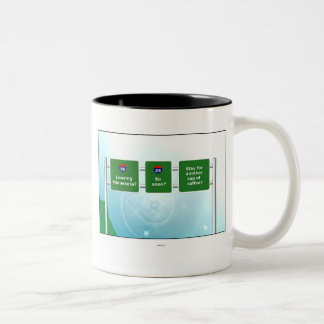 Verlassen von Minnesota? Zweifarbige Tasse