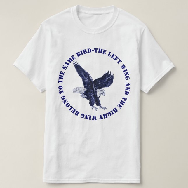 Verlassen Wing Right WIng T-Shirt (Design vorne)