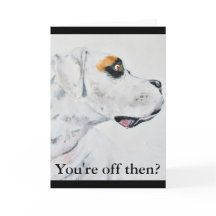 Verlassend Arbeit, Boxer-Dog-Karte