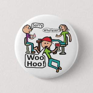 Verlassend Arbeit Button