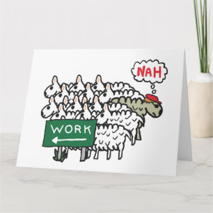 Verlassend Arbeit Karte