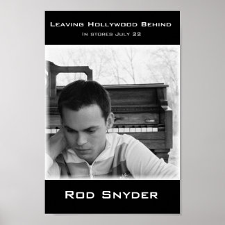 Verlassend Hollywood Behind - Release Date Poster