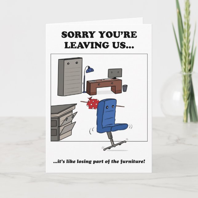 Verlassend Karte (Vorderseite)