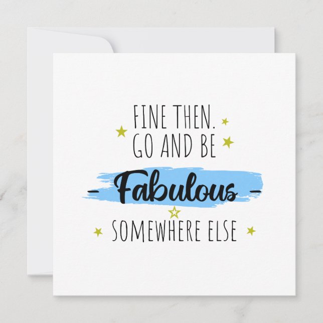 Verlassend Kollege, weg von Abschiedsgeschenk Einladung (Vorderseite)