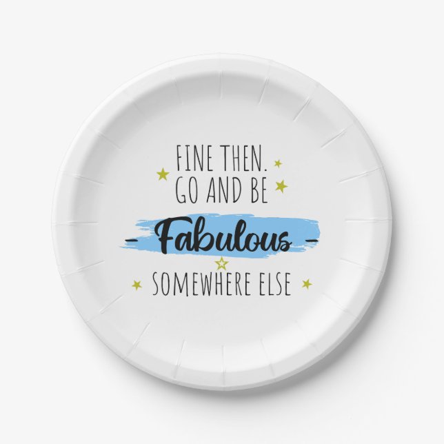 Verlassend Kollege, weg von Abschiedsgeschenk Pappteller (Vorderseite)