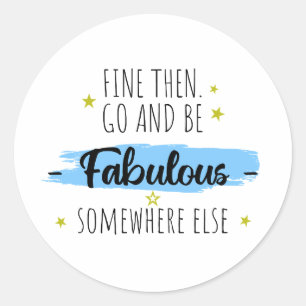 Verlassend Kollege, weg von Abschiedsgeschenk Runder Aufkleber