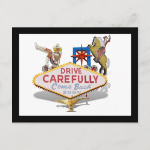 Verlassend Las Vegas Postkarte