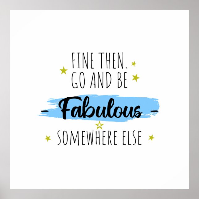 Verlassend lustige Kollegin, weg für Coworker Poster (Vorne)