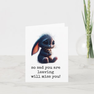 Verlassend Mitarbeiter, Beenden, Viel Glück, Karte