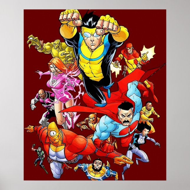 Verlassend Zuhause unbesiegbar Poster (Vorne)
