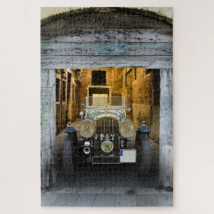 Verlassene alte Automobil Puzzle