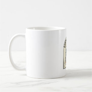 Verlassene Bibliothek Salem Geist Vintage Hallowee Kaffeetasse