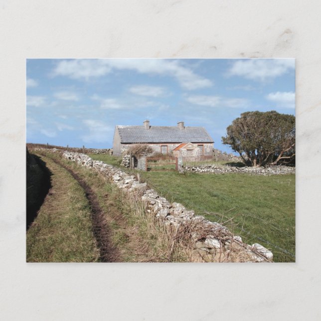 verlassene Hütte Postkarte (Vorderseite)