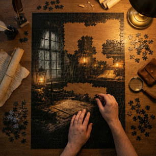 Verlassene Kabine — Innenraum eines Piratenschiffs Puzzle