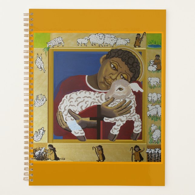 Verlassene Schafe und Jesus Christlich Planer (Vorderseite)