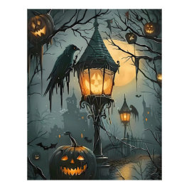 Verlassene Senke – Halloween Nacht Fotodruck