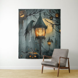 Verlassene Senke – Halloween Nacht Wandteppich