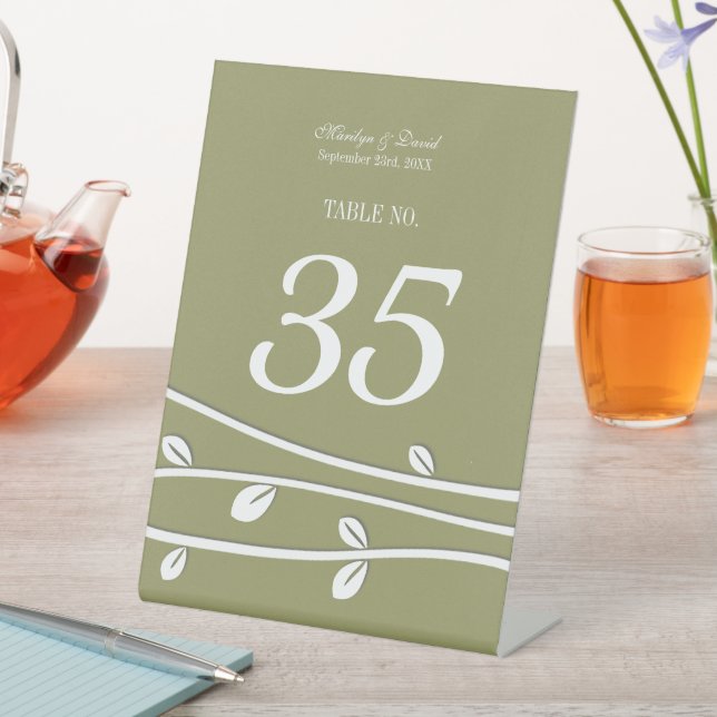 Verlassene weiße Zweige Sockelschild (In Situ)