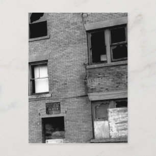 Verlassene Wohnung zu vermieten Postkarte