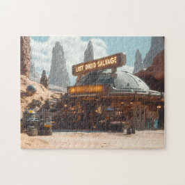 Verlassener Droiden-Schrottplatz Vorposten Wüsten- Puzzle