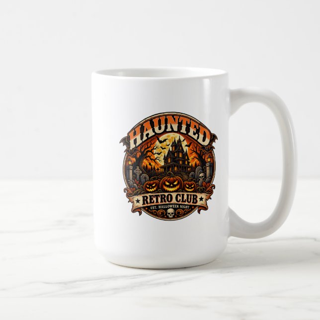 Verlassener Retro-Club Kaffeetasse (Rechts)