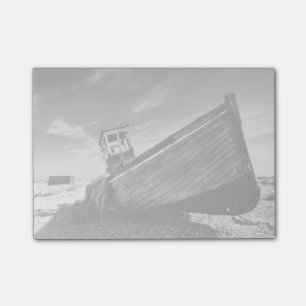 Verlassenes Boot auf Dungeness Strand Post-it Klebezettel