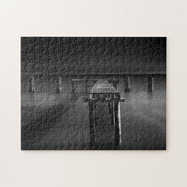 Verlassenes Dock in See Monroe Puzzle (Horizontal)