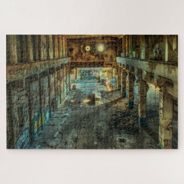 verlassenes Fabrikrätsel Puzzle (Horizontal)