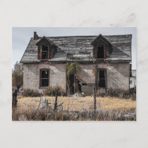 Verlassenes Haus in Zentral-Utah Postkarte