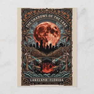 Verlassenes Lakeland, Florida Vintage Horror Reise Postkarte
