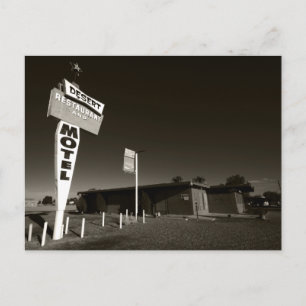 Verlassenes Motel Postkarte