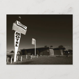 Verlassenes Motel Postkarte