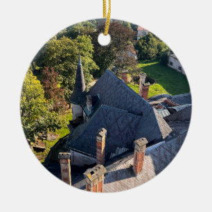 Verlassenes Schloss Keramik Ornament
