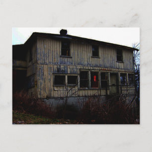 Verlassenes Spukhaus Postkarte