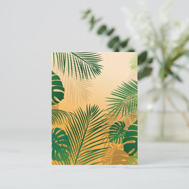 Verlässt 4 postkarte (Stehend Vorderseite)