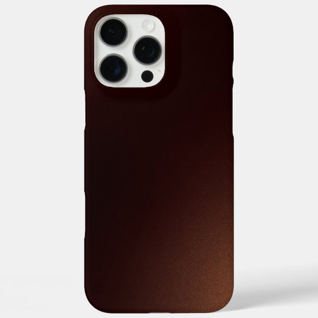 Verlauf braune Farbe  Case-Mate iPhone Hülle (Rückseite)