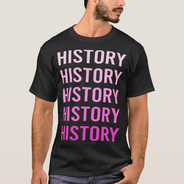 Verlauf des roten Texts T-Shirt (Vorderseite)