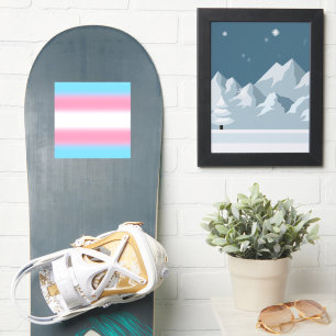 Verlaufende Transgender-Pride-Flagge - Trans Flagg Aufkleber