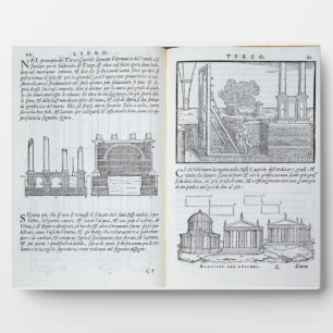 Verlegende Stiftungen von 'Della Architettura', Pu Fotoplatte